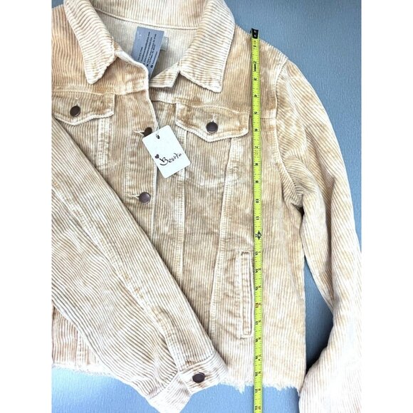 BESTTO Corduroy Jacket Women’s Medium Cropped Size Medium - Picture 11 of 15